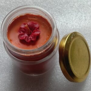 Glass Jar Scented Candles Gift Set | Scented Candle Jar Candles | Highly Fragranced Candles for Home Decoartions, Pack of 1, (Fragnance- Rose)